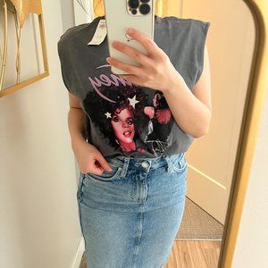 Abercrombie & Fitch, Relaxed Whitney Houston Tank, Size XS